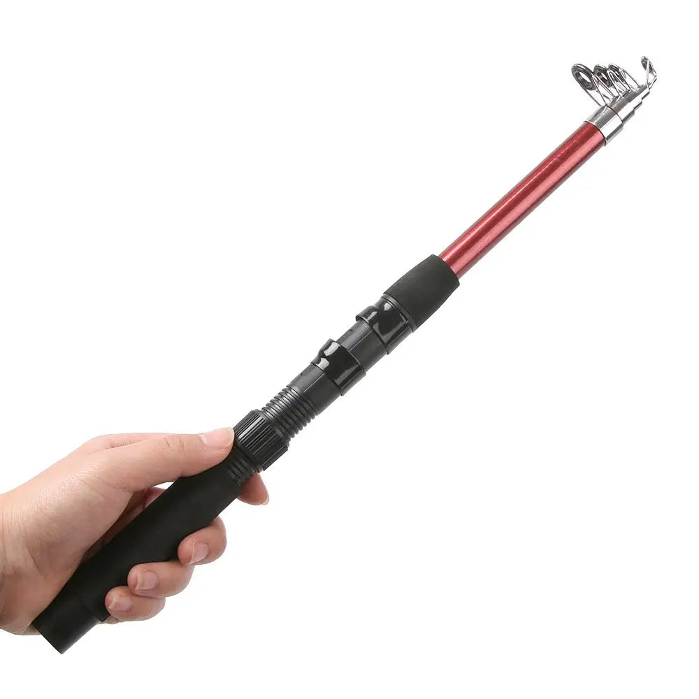Outdoor Telescopic Fiberglass Saltwater Fishing Rod Pole