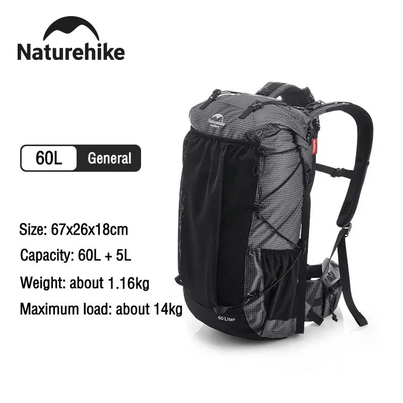 Naturehike Waterproof Outdoor Hiking Backpack With Rain Cover