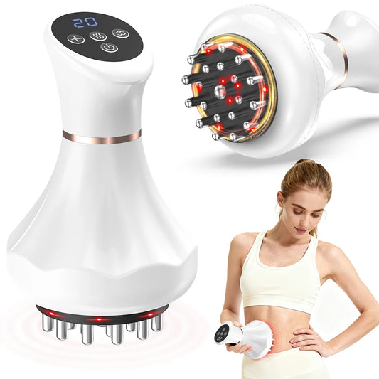 Lymphatic Drainage Massager With Heat Vibration Pulse