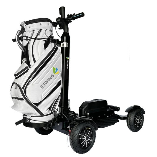 Aeswgof Four Wheel Golf Mobility Scooter With Foldable Design