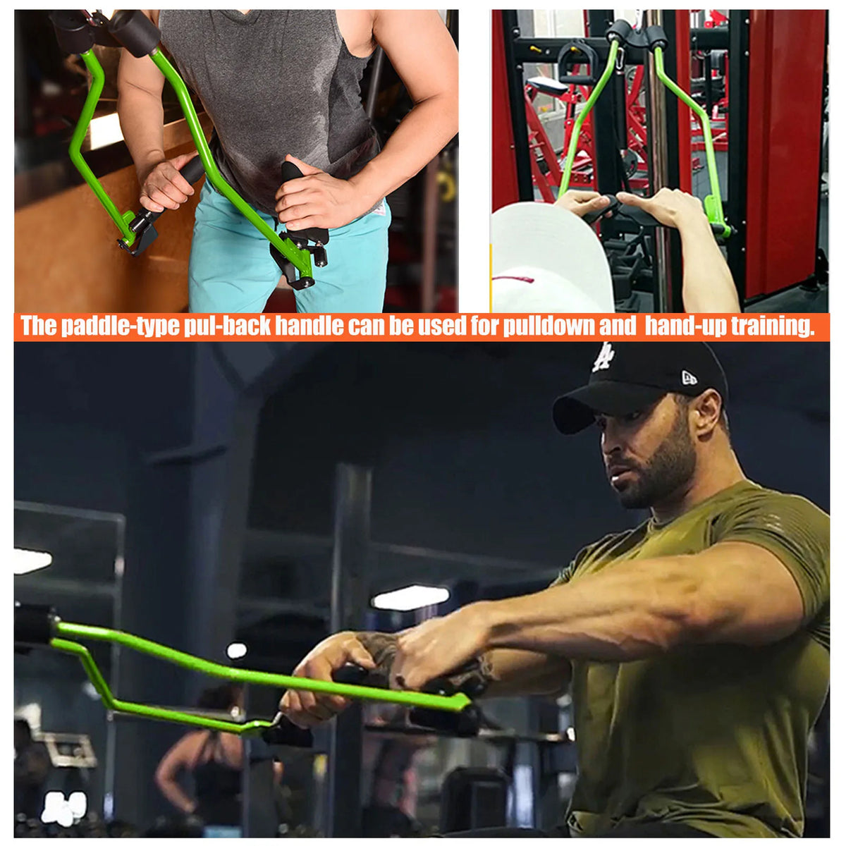 Marsafit Adjustable Cable Machine Lat Pull Down Bar Attachment