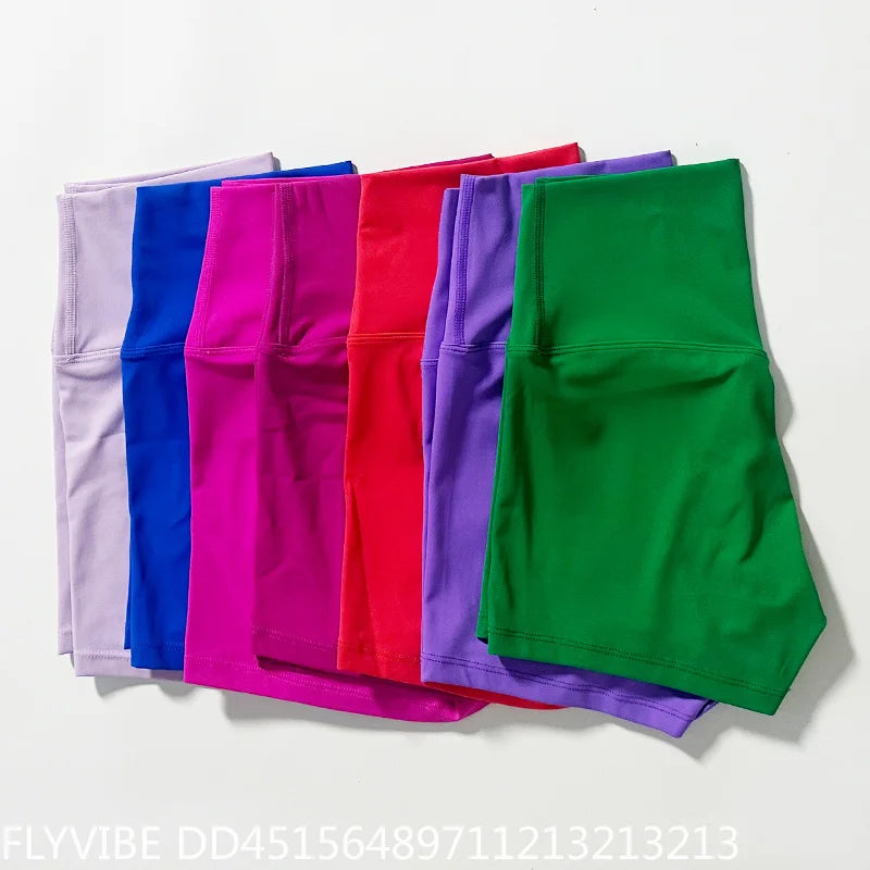 Women High Waist Seamless Biker Shorts Slim Fit Yoga Activewear