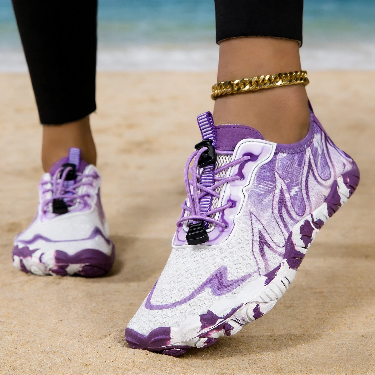 Breathable Quick Dry Barefoot Water Shoes For Beach Swimming
