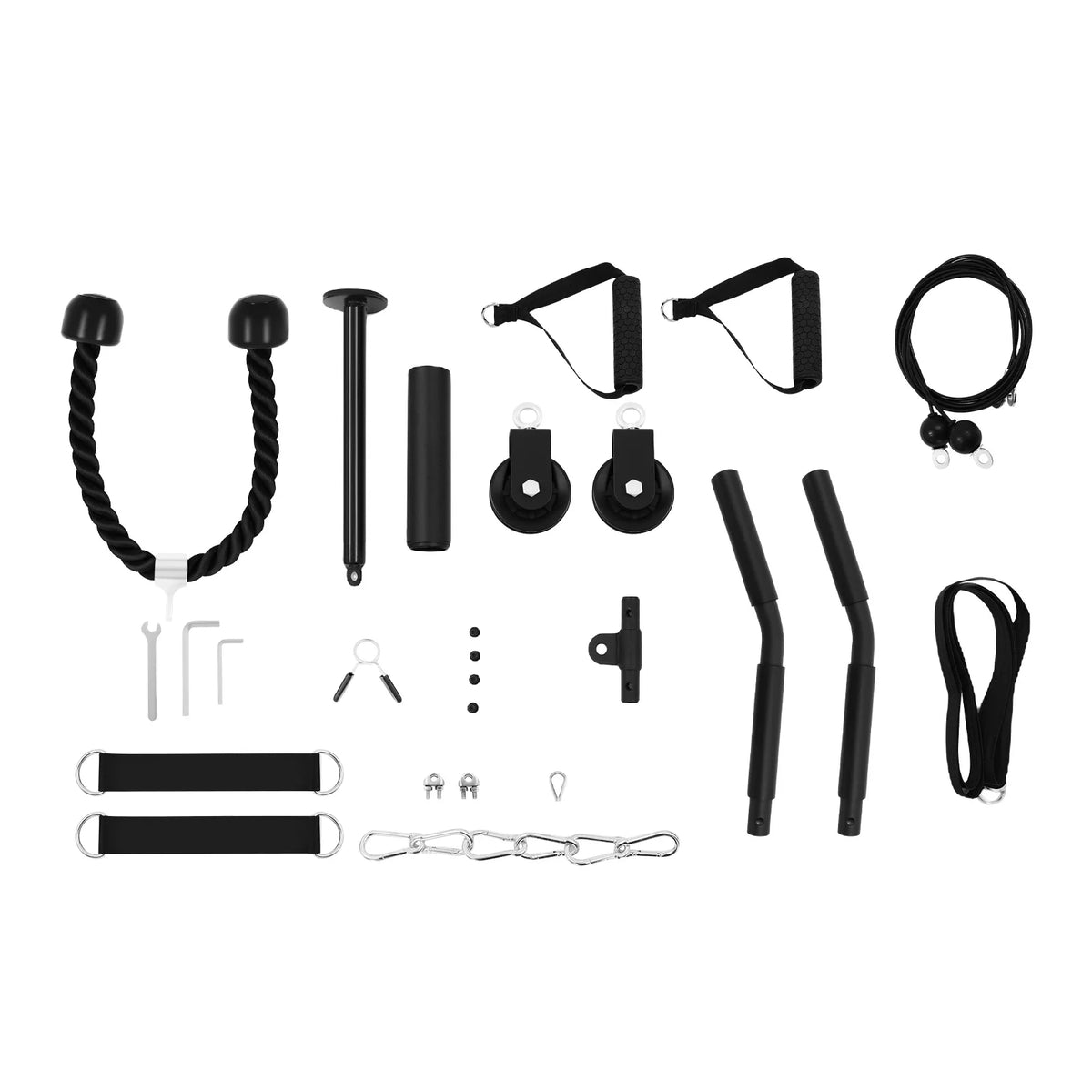 Home Cable Weight Pulley Fitness System For Strength Training