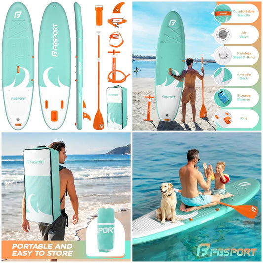 YTYIN Premium Stand Up Paddle Board Includes Carry Bag