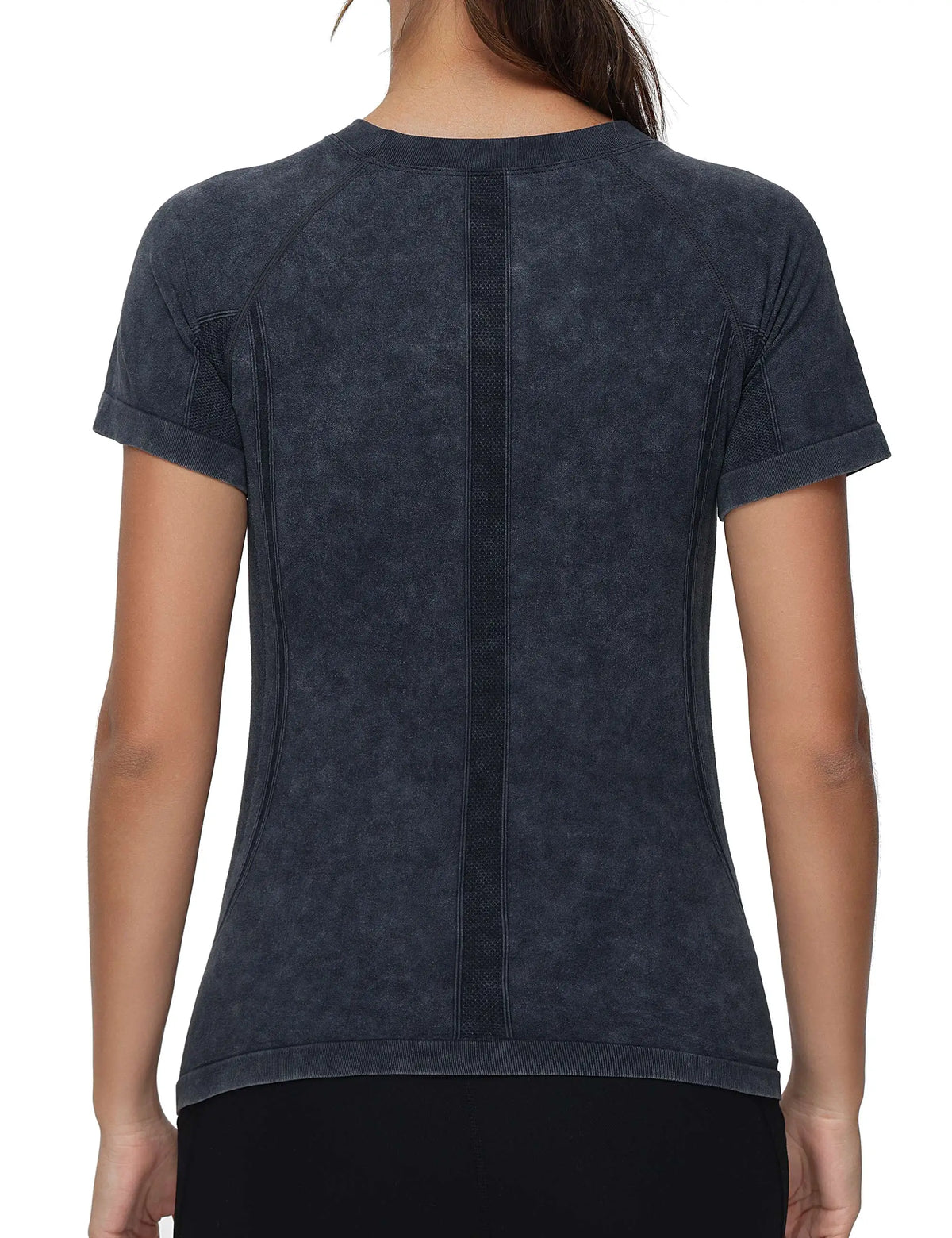 The Gym People Womens Seamless Workout Tee Shirt Short Sleeve
