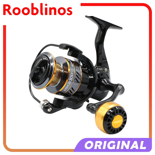 Rooblinos High Speed Spinning Fishing Reel With Metal Reel Cup