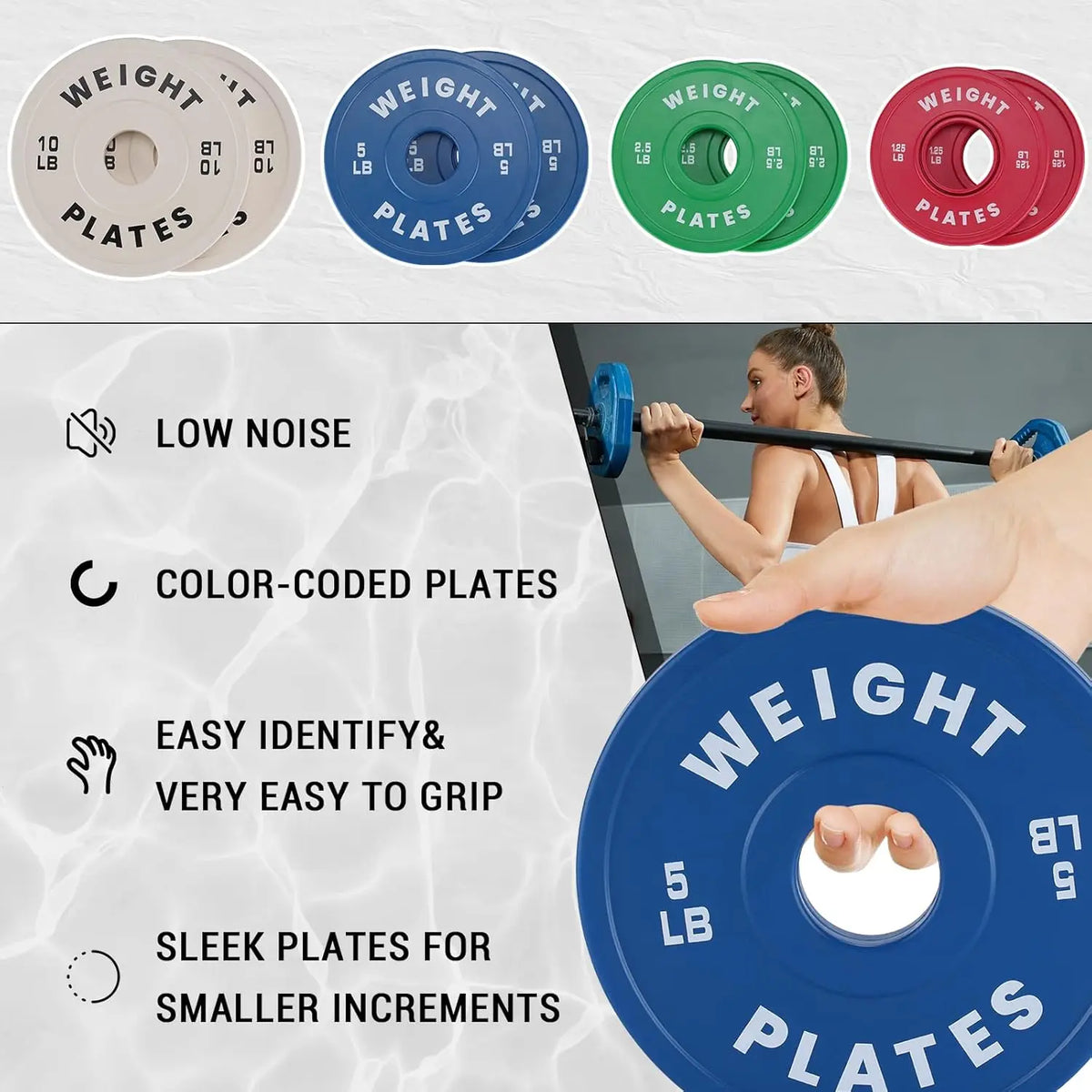 Twister Ck Rubber Fractional Weight Plate Set For Strength Training