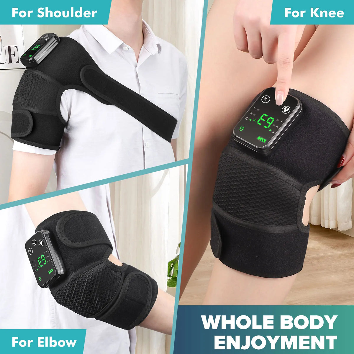 LeG Heated Knee Massager With Vibration Electric Heating Joint Relief