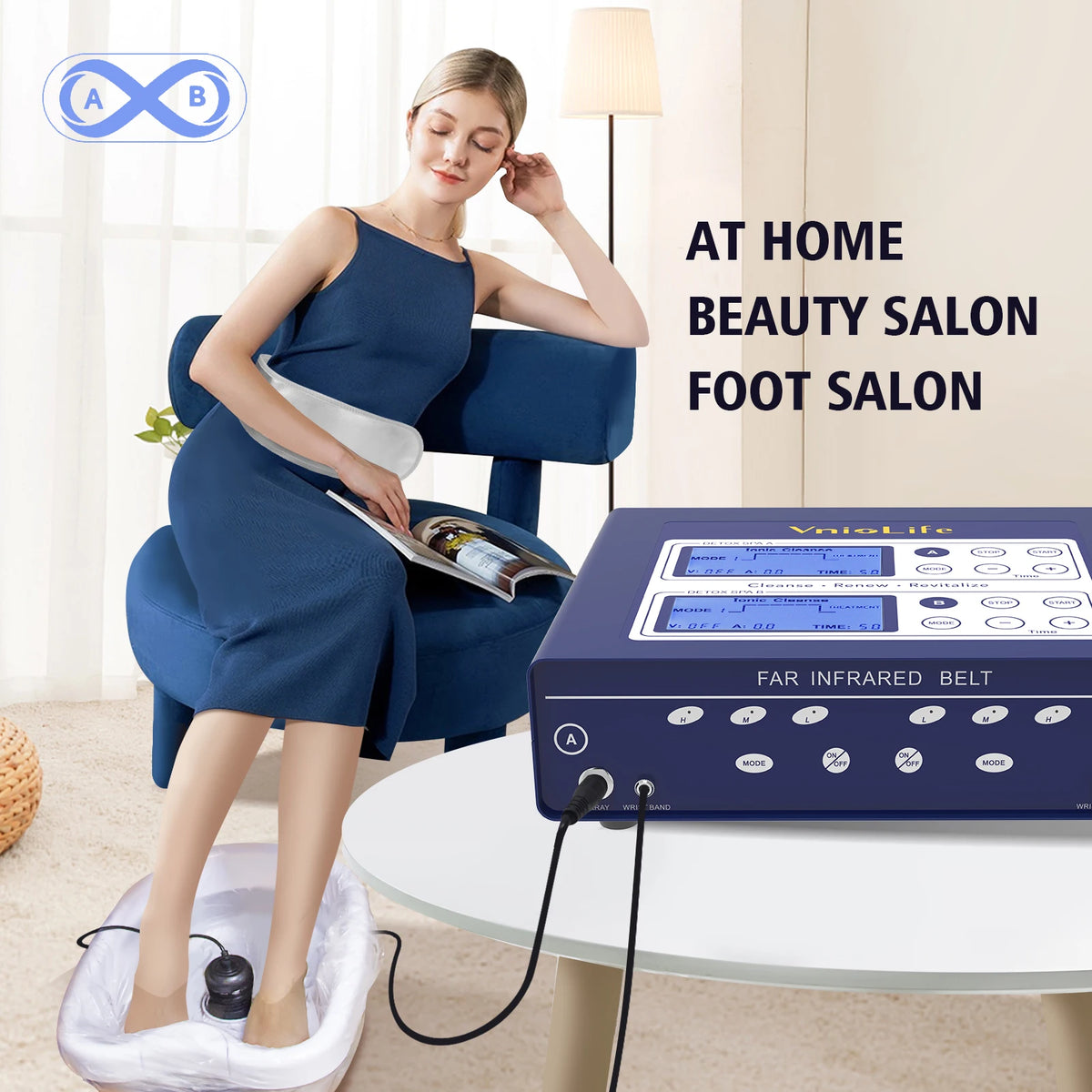 Professional Ionic Foot Detox Bath For Deep Cleansing And Relaxation