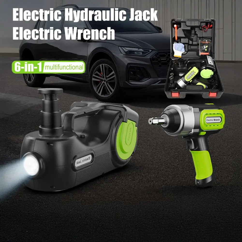Portable Electric Hydraulic Jack Car Emergency Escape Tool Kit