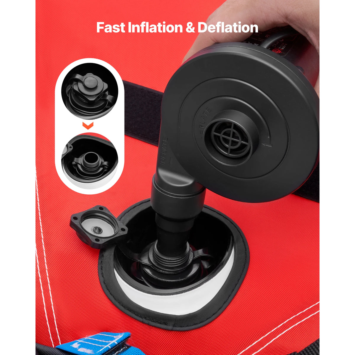 SucceBuy Towable Water Sports Tube With Dual Tow Points