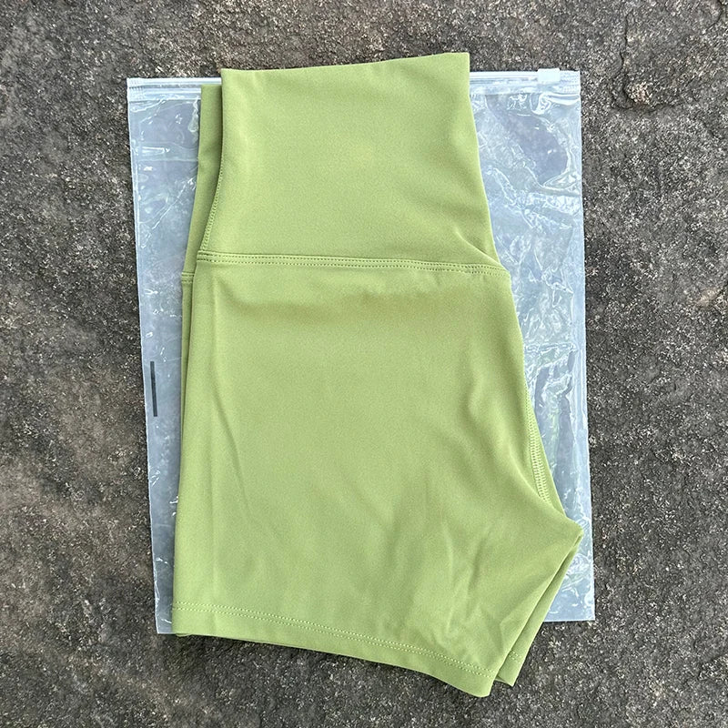 Women High Waist Seamless Biker Shorts Slim Fit Yoga Activewear