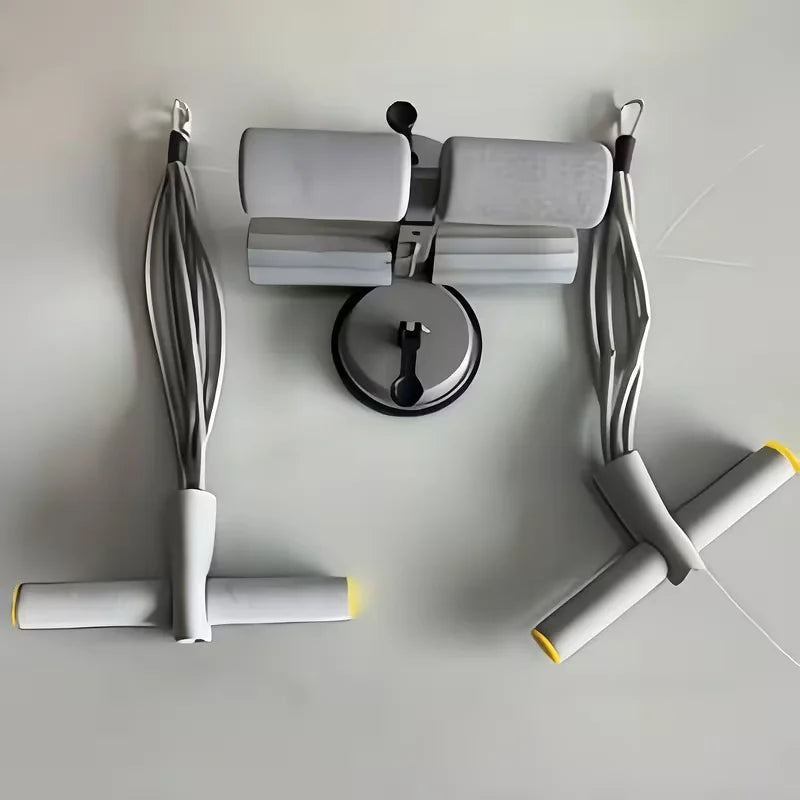Multifunctional Sit Up Trainer With Ab Roller And Resistance Bands