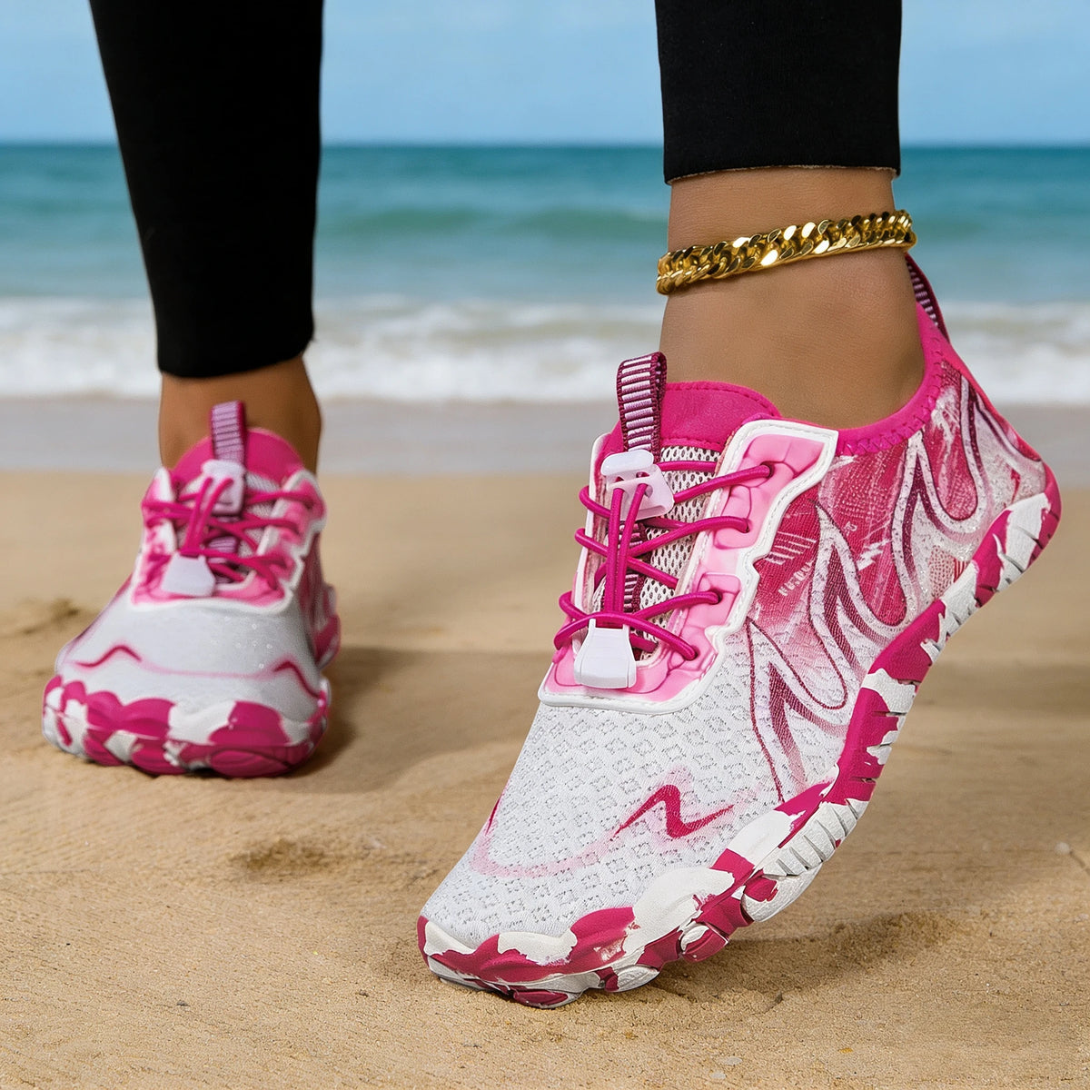 Breathable Quick Dry Barefoot Water Shoes For Beach Swimming