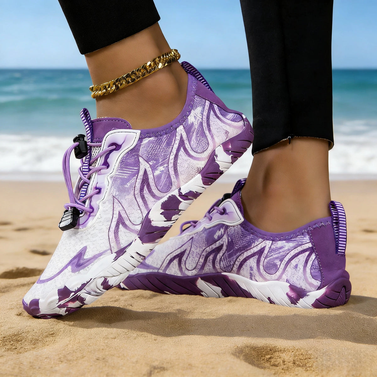Breathable Quick Dry Barefoot Water Shoes For Beach Swimming