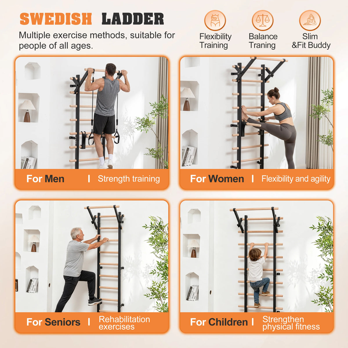 Wall Mounted Steel Frame Stall Bars With Pull Up Station