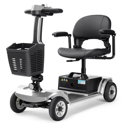 Long Range Foldable Electric Mobility Scooter With Extended Magnetic Brake