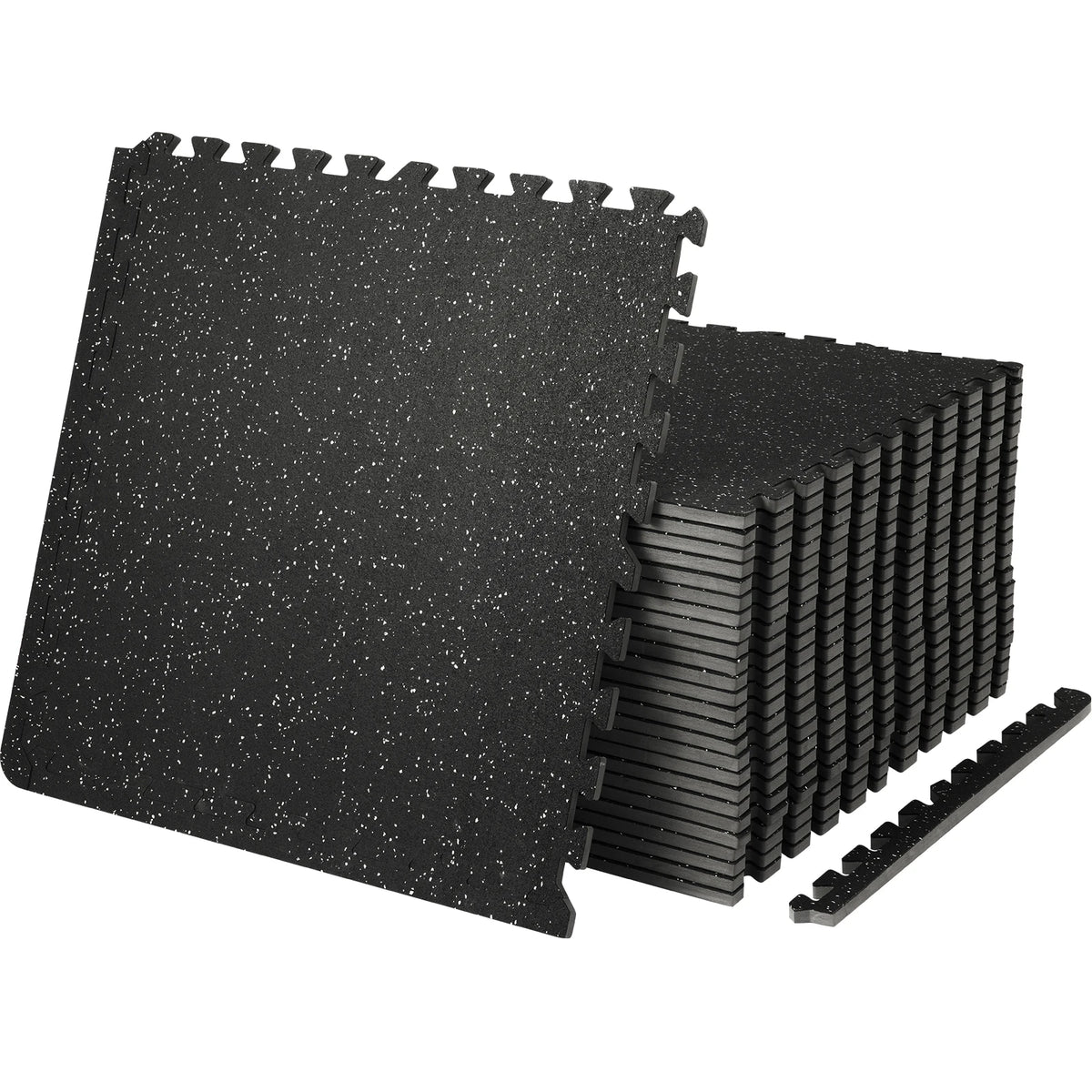 SucceBuy Interlocking EVA Foam Rubber Top Gym Floor Mats