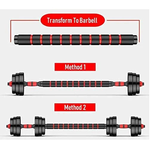 Adjustable Dumbbell And Barbell Set For Home Fitness Strength Training