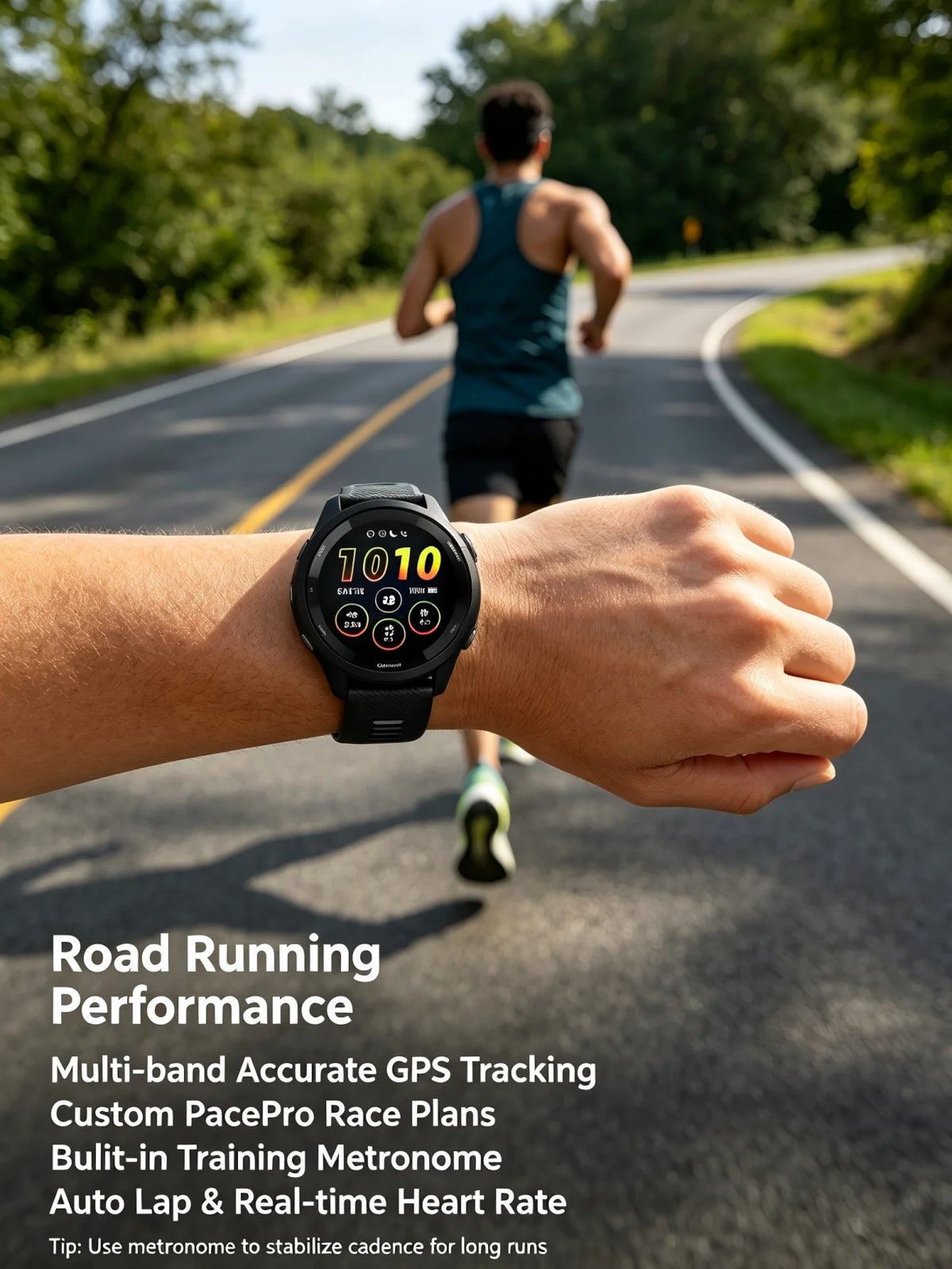 Garmin Forerunner 265 Outdoor Gps Smartwatch For Fitness And Sports