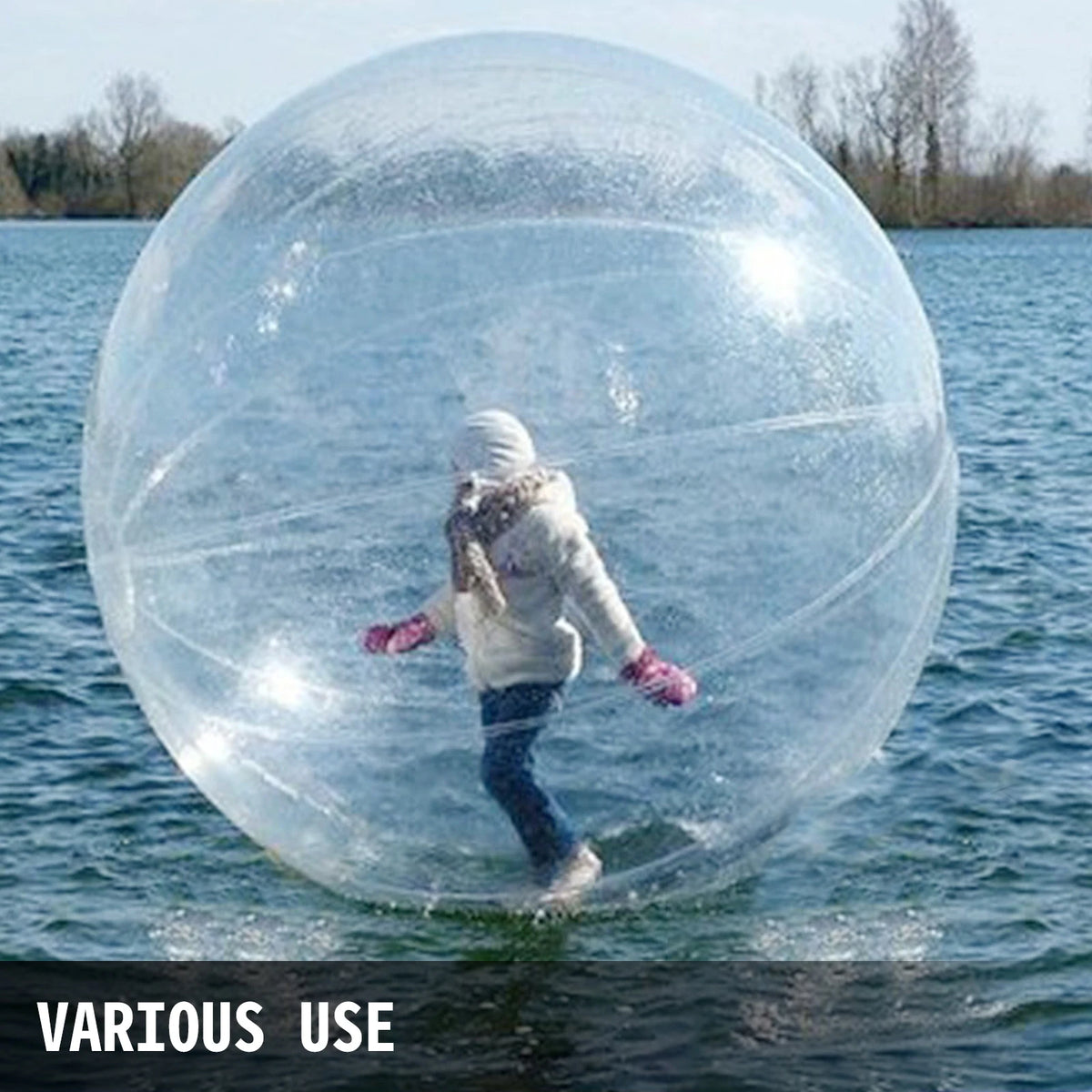SucceBuy Inflatable Water Walking Ball Includes Air Blower Pump