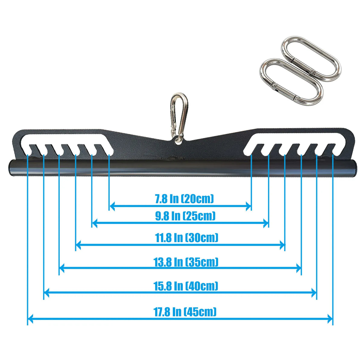 Marsafit Adjustable Cable Machine Lat Pull Down Bar Attachment