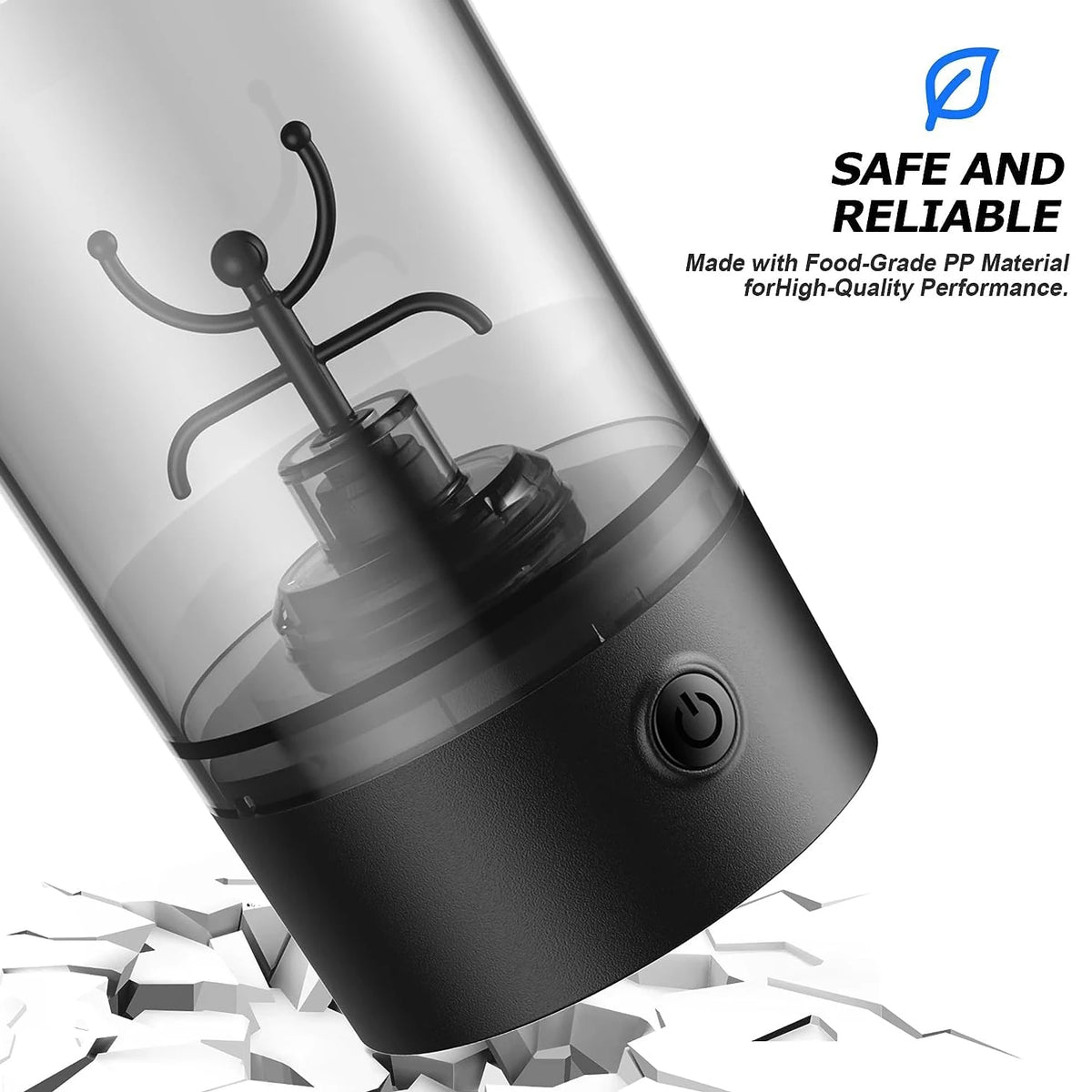 Convenient Portable Electric Protein Shaker Bottle Mixer