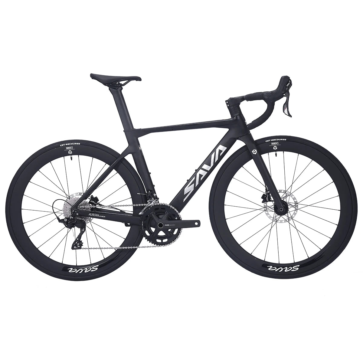 SAVA A7L Pro Carbon Road Bike Featuring 24 Speed Components