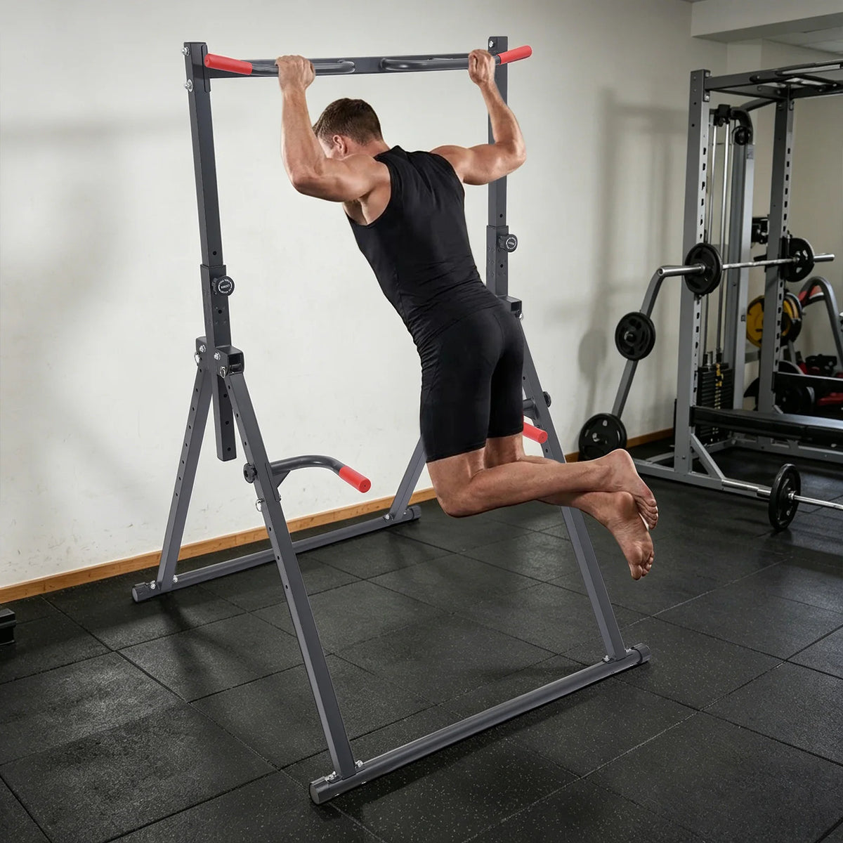 Adjustable Foldable Pull Up Station For Home Strength Training