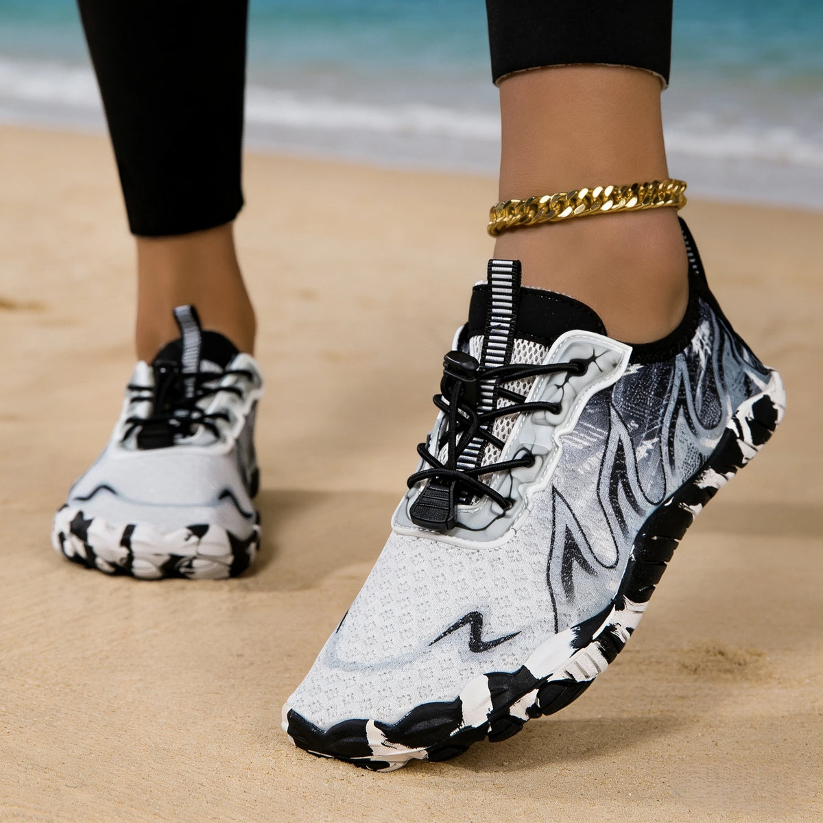 Breathable Quick Dry Barefoot Water Shoes For Beach Swimming