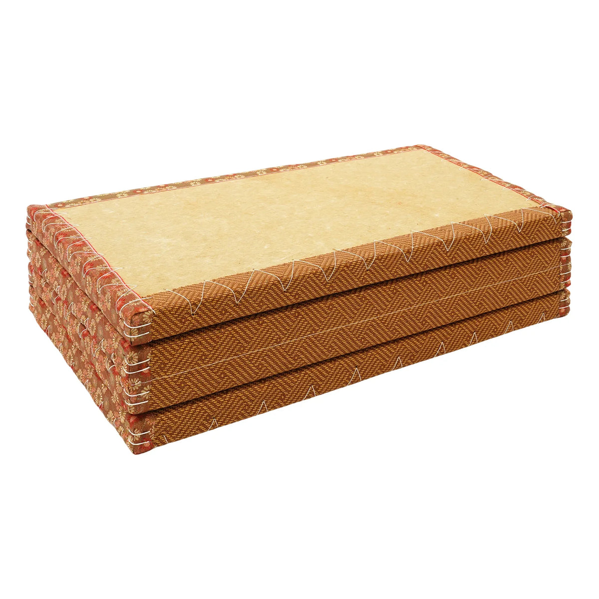 Foldable Artificial Rattan Tatami Floor Mat For Yoga And Meditation