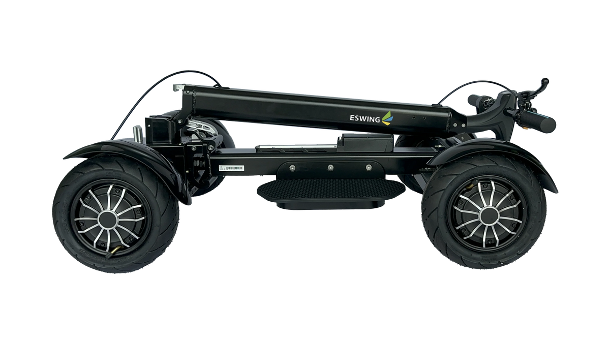 AESWGOF 2400W Foldable Electric Golf Cart With Advanced Braking System