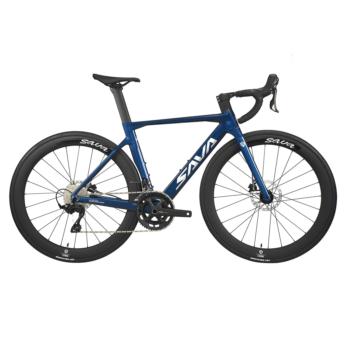 SAVA A7L Pro Carbon Road Bike Featuring 24 Speed Components