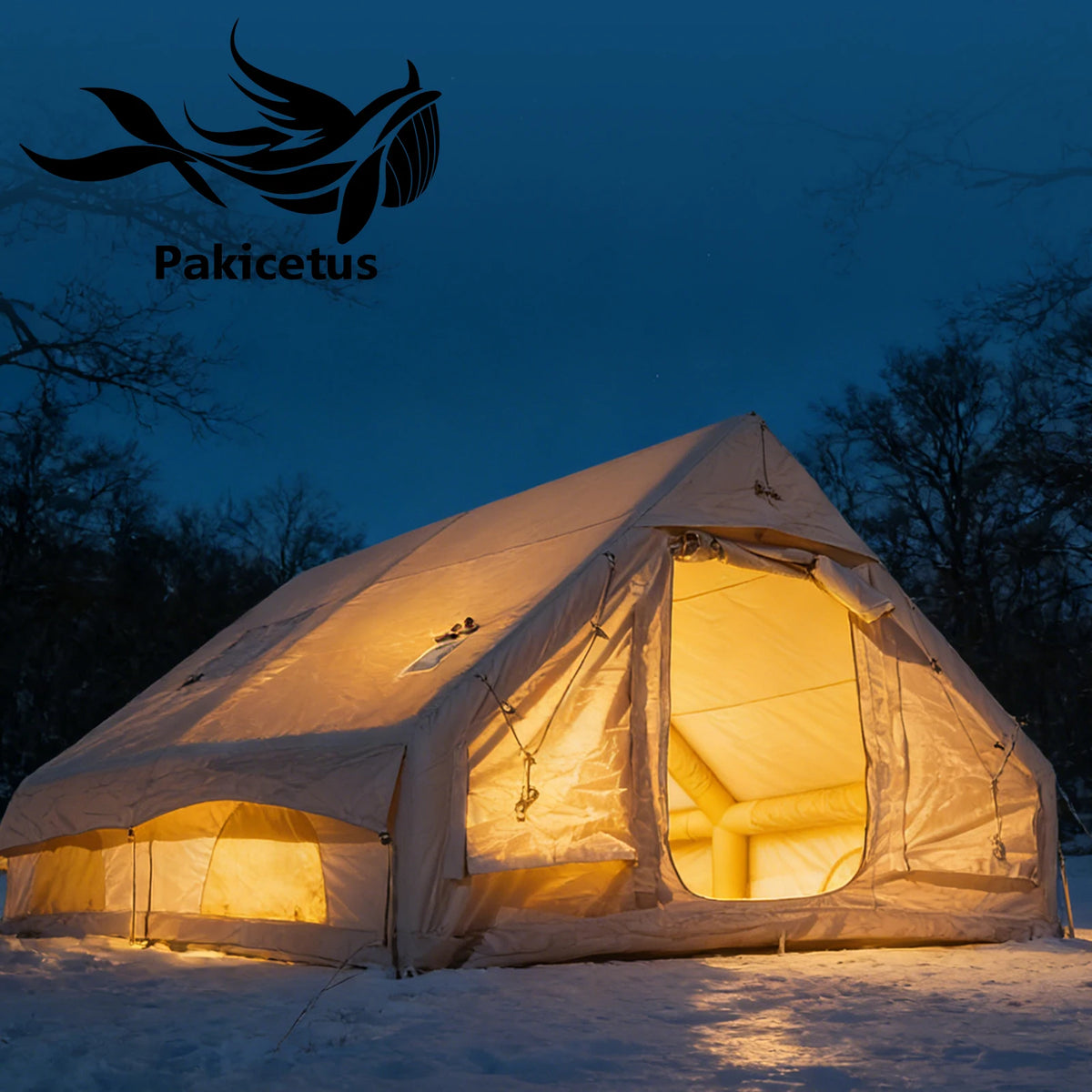 Pakicetus Luxury Inflatable Glamping Tent for Outdoor Camping