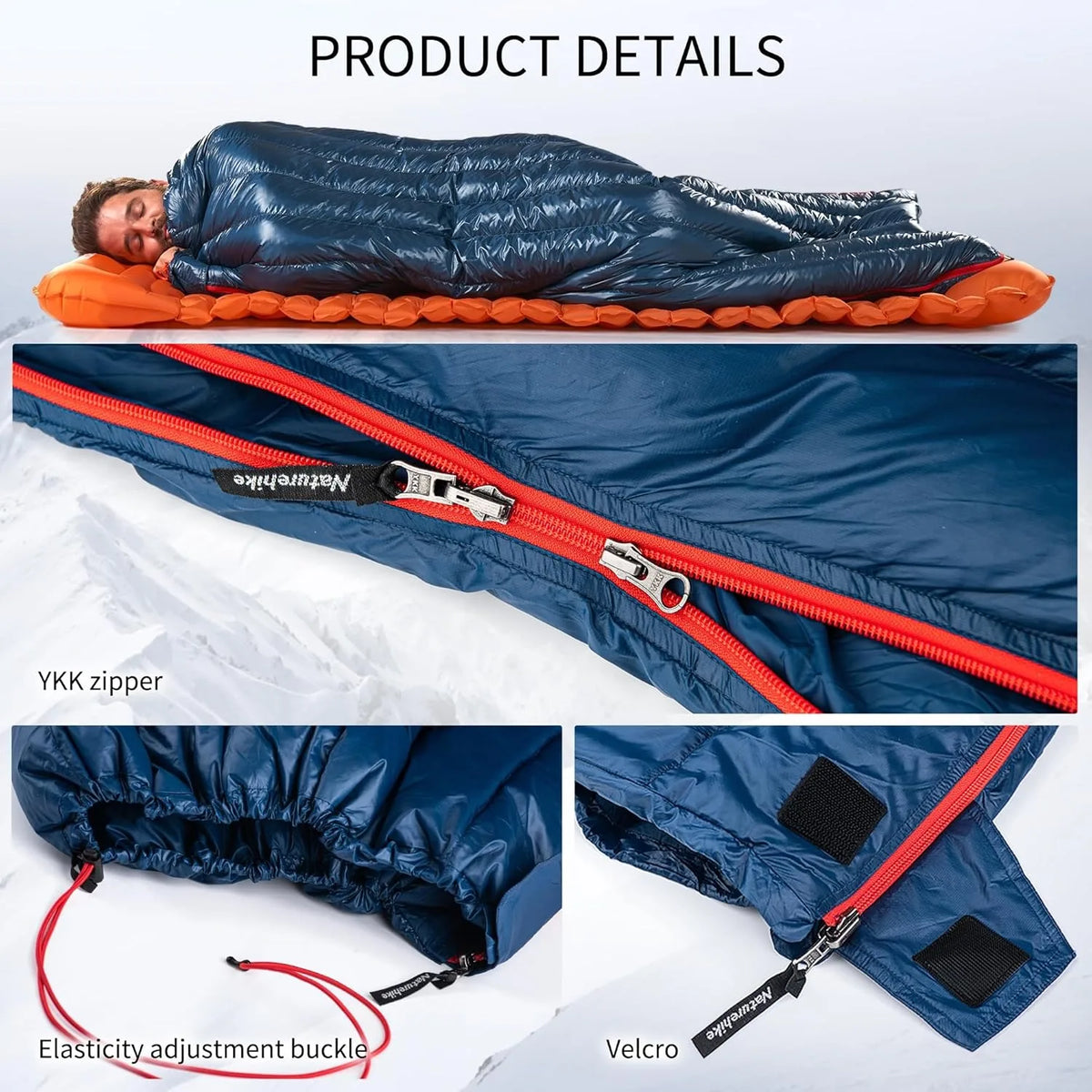 Naturehike Ultralight Backpacking Duck Down Sleeping Bag