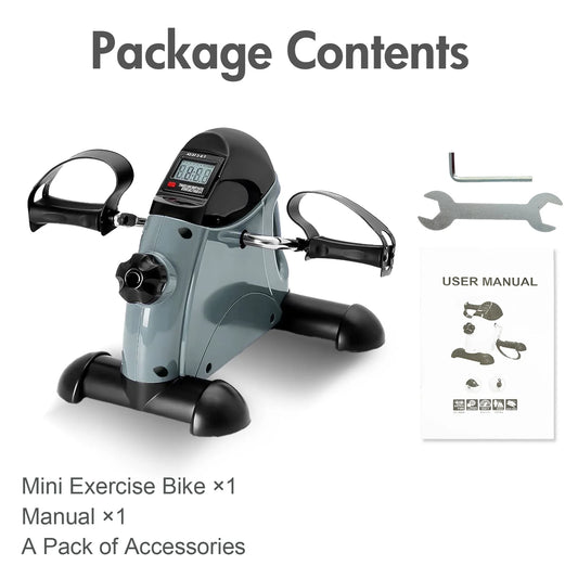 Mini Under Desk Pedal Exerciser Bike With Lcd Display