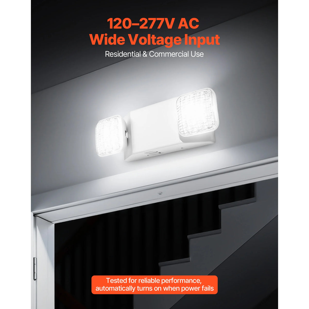 Rechargeable Emergency Lights With Long Battery Backup 4 Pack