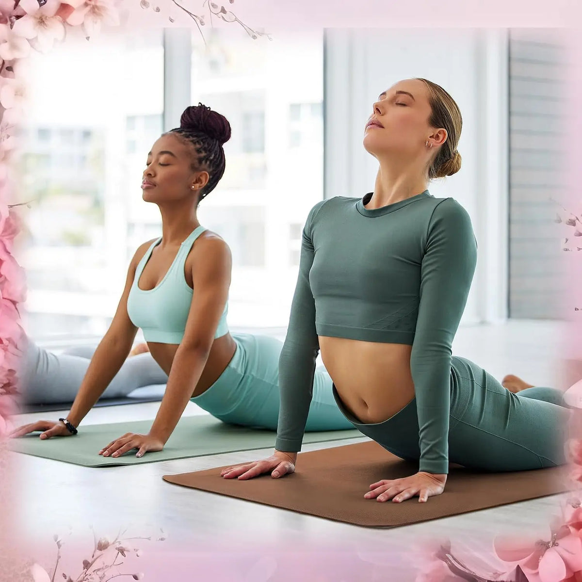 Non Slip Exercise Yoga Mats For Home Fitness And Workout